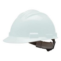 Bullard 61WHP Bullard S61 Series White Safety Cap With 4 Point Pinlock Headgear And Cotton Browpad